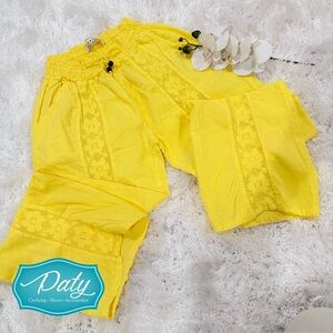 Paty Yellow Flare & Wide Leg Women Jeans